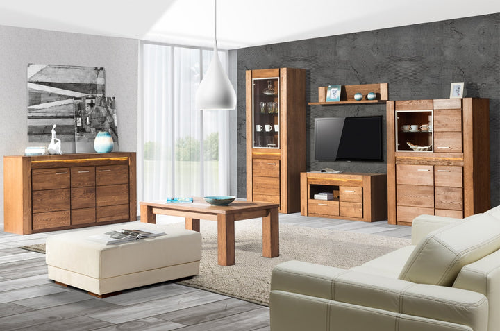 Meuble TV en chêne VELVET 25, 161x42x58 cm. | VESKOR