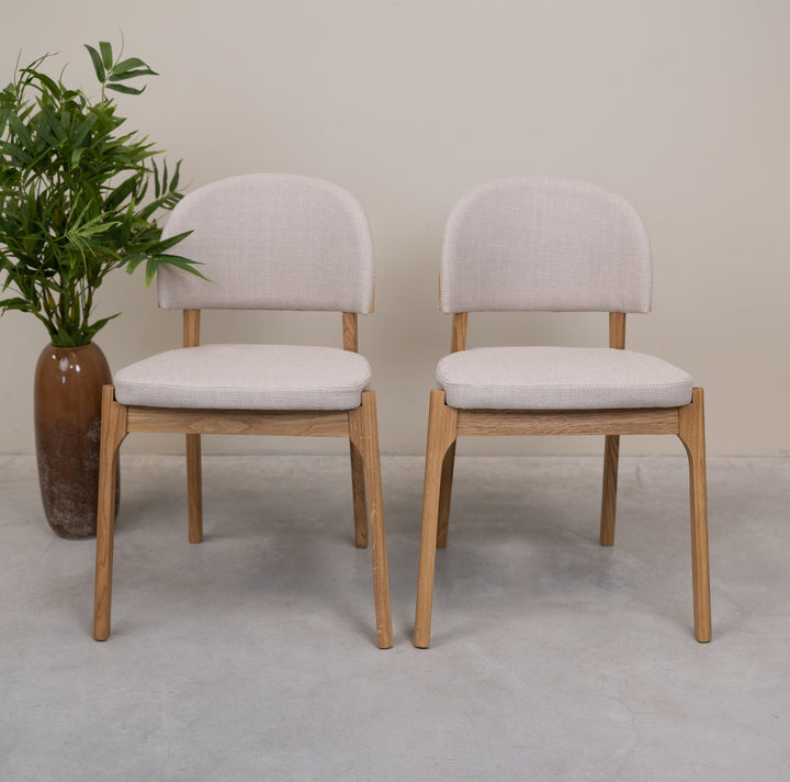 Lot de 2 ou 4 chaises en chêne massif Astrid | VESKOR