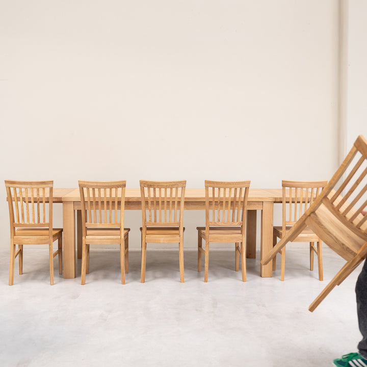 Lot de 2 ou 4 chaises de salle à manger en chêne massif "Provance" | VESKOR