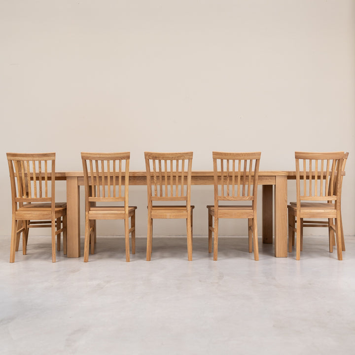 Lot de 2 ou 4 chaises de salle à manger en chêne massif "Provance" | VESKOR