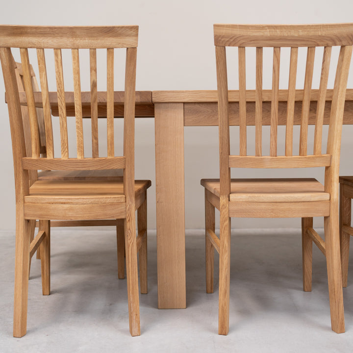 Lot de 2 ou 4 chaises de salle à manger en chêne massif "Provance" | VESKOR