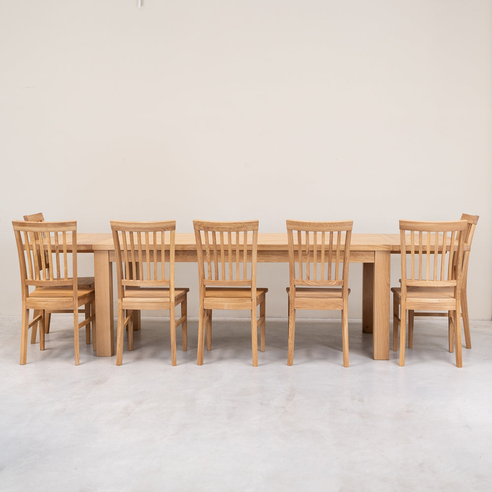 Lot de 2 ou 4 chaises de salle à manger en chêne massif "Provance" | VESKOR