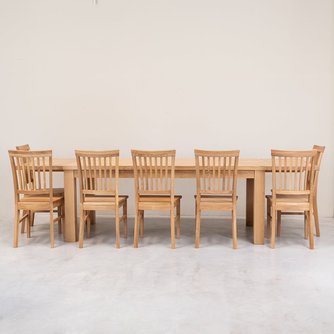 Lot de 2 ou 4 chaises de salle à manger en chêne massif "Provance" | VESKOR
