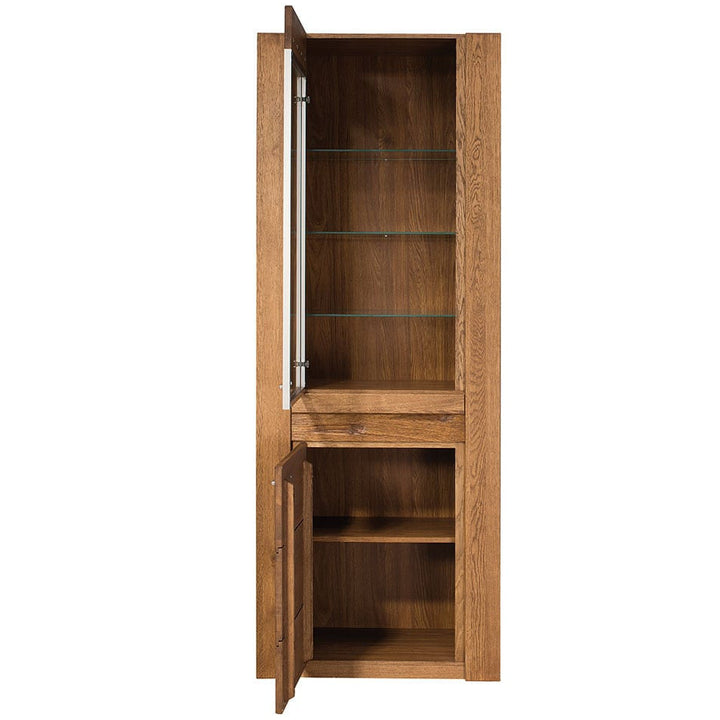 VELVET 10 vitrine en chêne, 75x42x200 cm | VESKOR