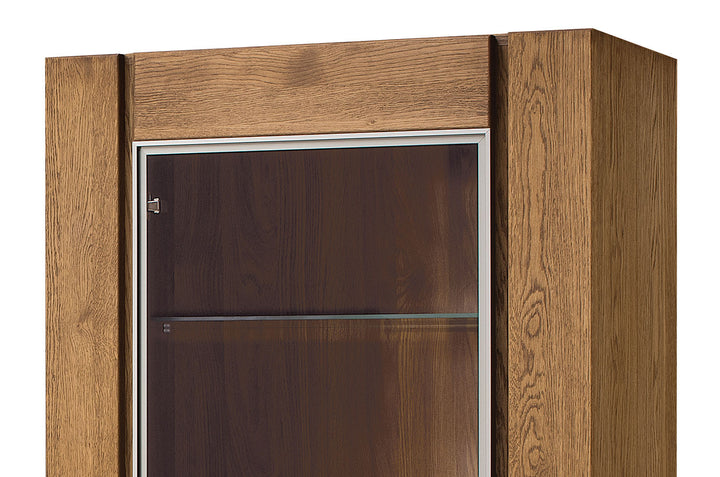 VELVET 10 vitrine en chêne, 75x42x200 cm | VESKOR