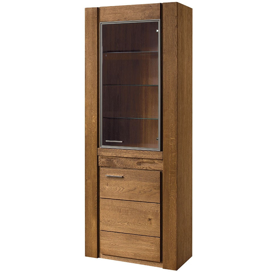 VELVET 11 vitrine en chêne, 75x42x200 cm | VESKOR