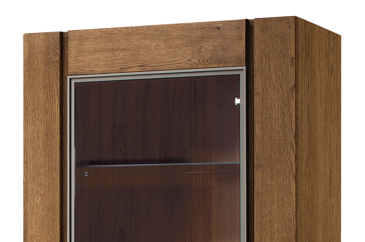 VELVET 11 vitrine en chêne, 75x42x200 cm | VESKOR
