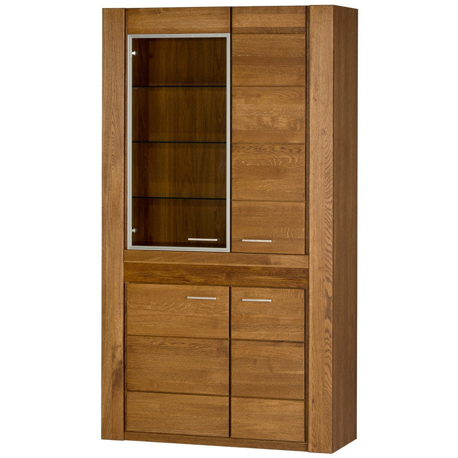 VELVET 12 vitrine en chêne, 110x42x200 cm | VESKOR