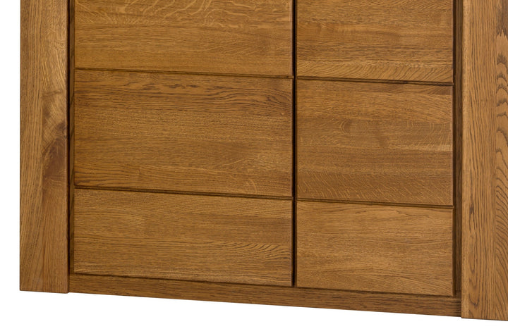 VELVET 12 vitrine en chêne, 110x42x200 cm | VESKOR