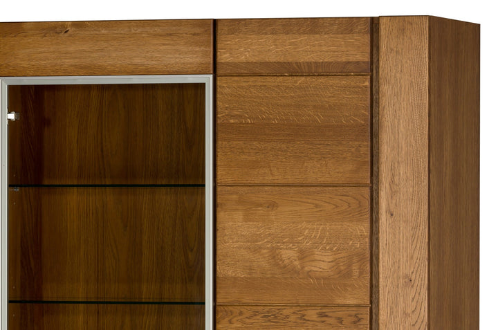 VELVET 12 vitrine en chêne, 110x42x200 cm | VESKOR