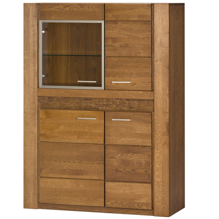 VELVET 15 vitrine en chêne, 110x42x150 cm | VESKOR