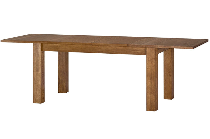 Table de salle à manger à rallonge en bois de chêne VELVET 40, 160-250x90x78 cm | VESKOR