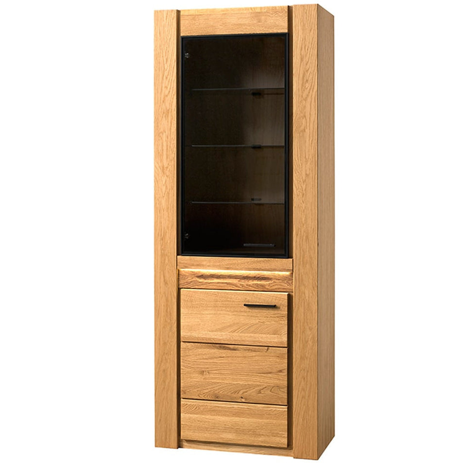 VELVET 10 vitrine en chêne, 75x42x200 cm | VESKOR