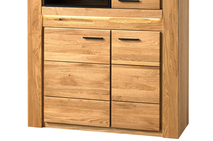 VELVET 15 vitrine en chêne, 110x42x150 cm | VESKOR