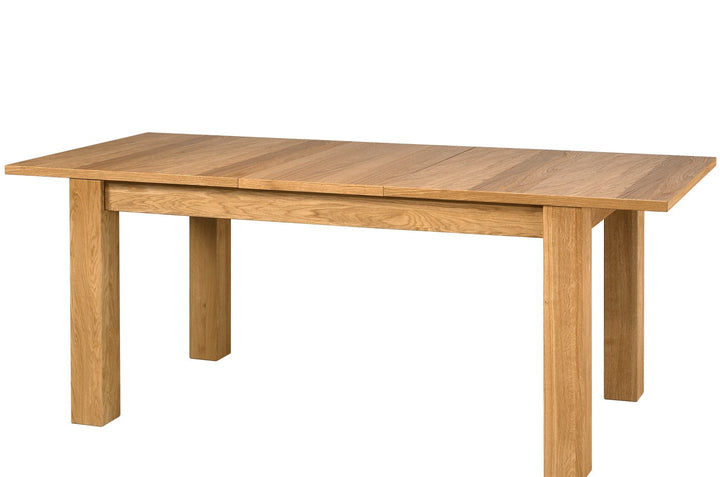 Table de salle à manger à rallonge en bois de chêne VELVET 40, 160-250x90x78 cm | VESKOR