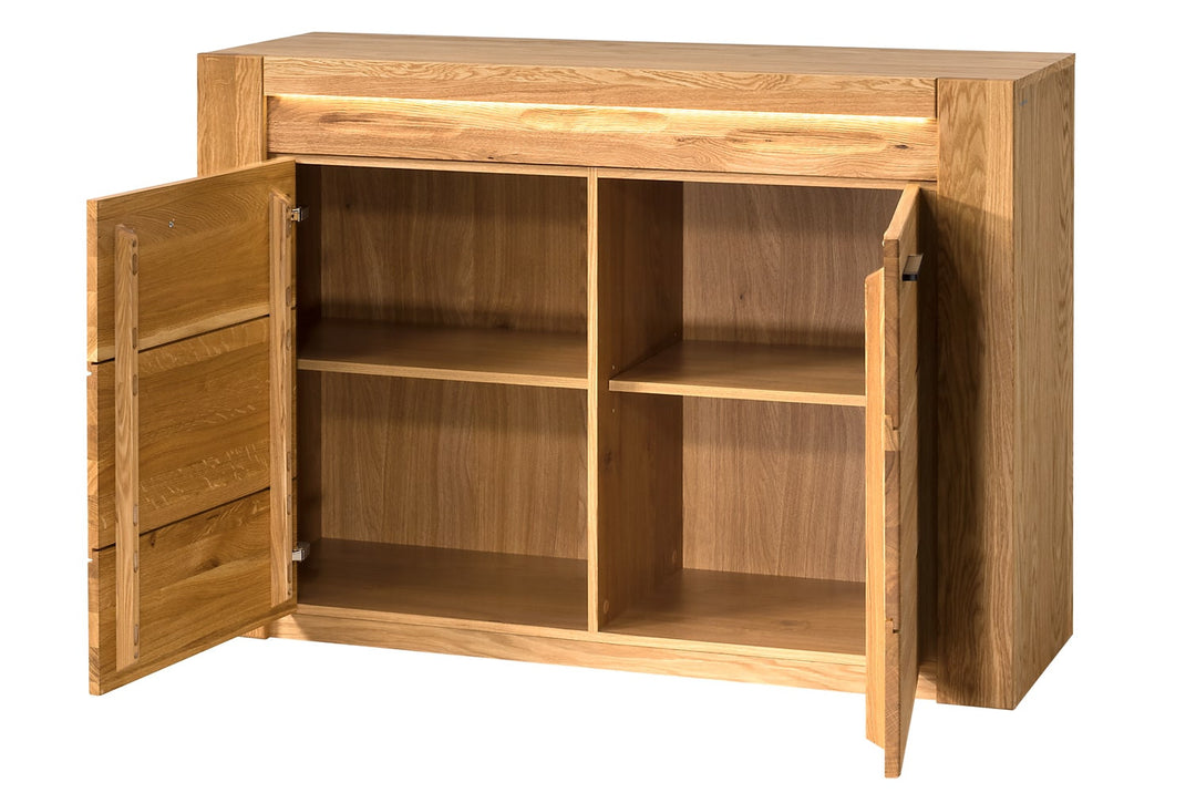 Commode en chêne VELVET 44, 125x42x88 cm | VESKOR
