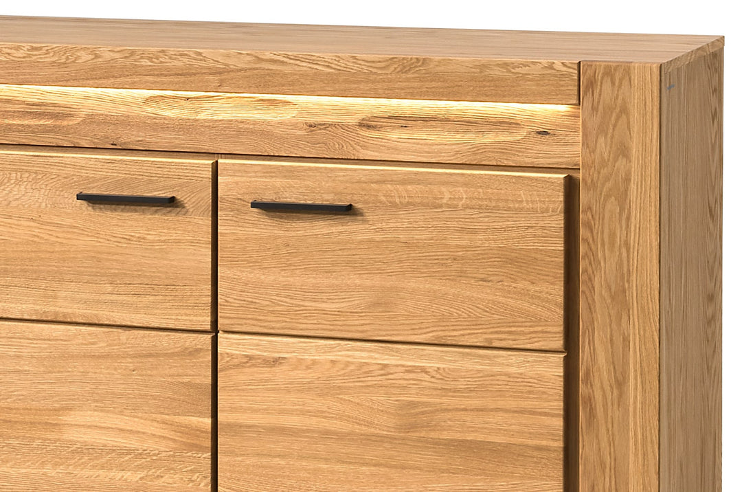 Commode en chêne VELVET 44, 125x42x88 cm | VESKOR