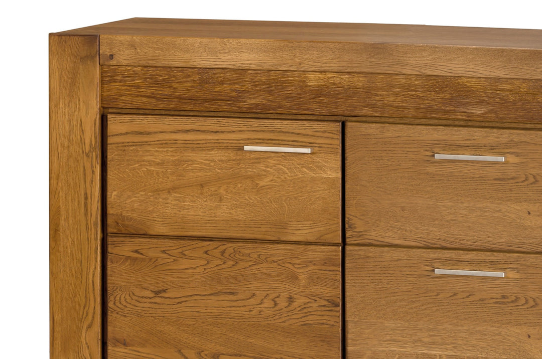 Commode en chêne VELVET 47, 181x42x89 cm | VESKOR