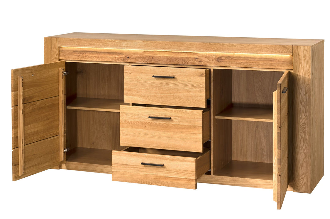 Commode en chêne VELVET 47, 181x42x89 cm | VESKOR