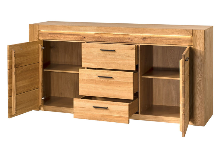 Commode en chêne VELVET 47, 181x42x89 cm | VESKOR