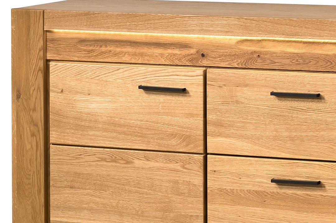 Commode en chêne VELVET 47, 181x42x89 cm | VESKOR