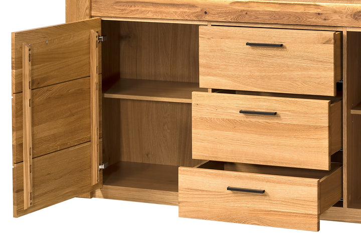 Commode en chêne VELVET 47, 181x42x89 cm | VESKOR