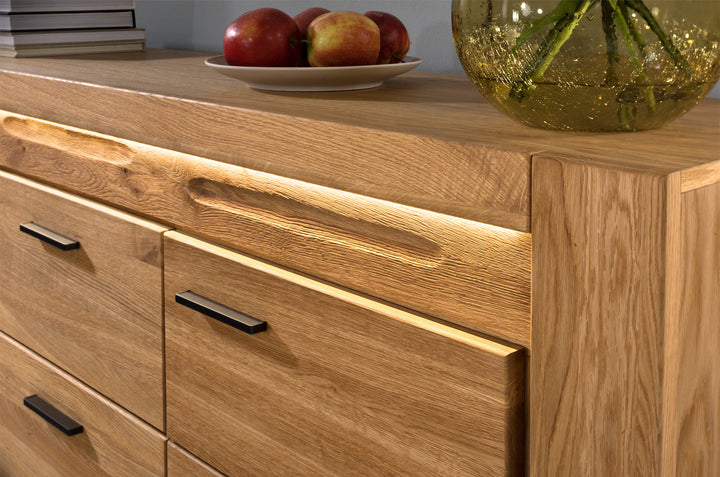 Commode en chêne VELVET 47, 181x42x89 cm | VESKOR