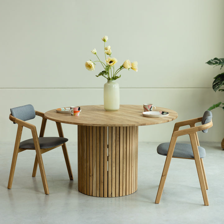 VESKOR Paloma table de salle à manger en bois massif chêne moderne meubles nordiques